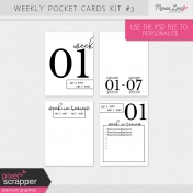 Weekly Pocket Cards Kit #3