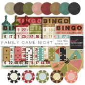 Family Game Night Game Pieces Kit