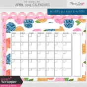 The Good Life: April 2019 Calendars Kit