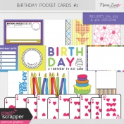 Birthday Pocket Cards Kit #2