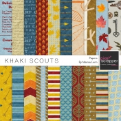 Khaki Scouts Papers Kit