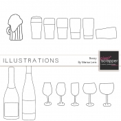 Boozy Illustrations Kit