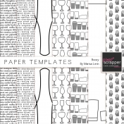 Paper Templates- Boozy