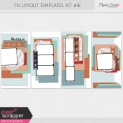 Travelers Notebook Layout Templates Kit #16