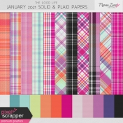 The Good Life: January 2021 Solids & Plaids Kit