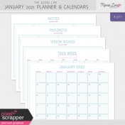 The Good Life: January 2021 Planner & Calendar Kit