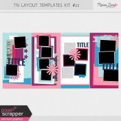 Travelers Notebook Layout Templates Kit #22