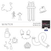 Brush Kit #30- Winter Doodles