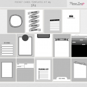 Pocket Card Templates Kit #9 - 3x4