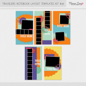 Travelers Notebook Layout Templates Kit #26