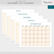 The Good Life: November 2021 Calendars Kit