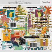 The Good Life: November 2021 Collage Kit