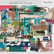 The Good Life: December 2021 Collage Kit