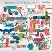 The Good Life: December 2021 Stickers & Tape Kit