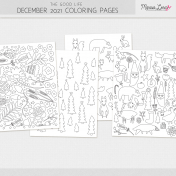 The Good Life: December 2021 Coloring Pages Kit