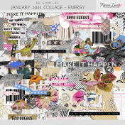 The Good Life: January 2022 Collage Kit