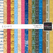 Egypt Glyph Papers Kit
