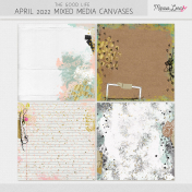 The Good Life: April 2022 Mixed Media Backgrounds Kit