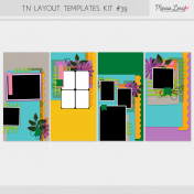 Travelers Notebook Layout Templates Kit #39