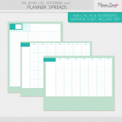 The Good Life: September 2022 Planner Spreads Kit