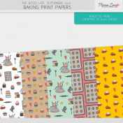 The Good Life: September 2022 Baking Print Friendly Papers Kit