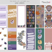 The Good Life: October 2022 3x8 Cards Kit
