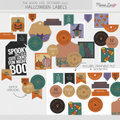 The Good Life: October 2022 Halloween Labels Kit