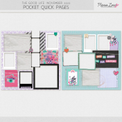 The Good Life: November 2022 Pocket Quick Pages Kit