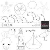 Ocean Illustrations Kit