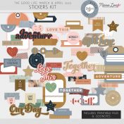 The Good Life: March & April 2023 Stickers Kit