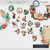 The Good Life: March & April 2023 Boho Stickers Kit