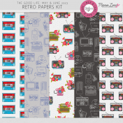 The Good Life: May & June 2023 Retro Papers Kit