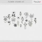 Flower Stickers Kit