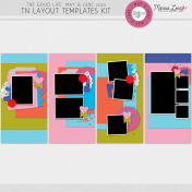 The Good Life: May & June 2023 Travelers Notebook Layout Templates Kit