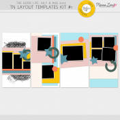 The Good Life: July & August 2023 TN Layout Templates Kit #1