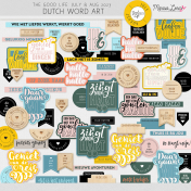 The Good Life: July & August 2023 Dutch Words Art Kit