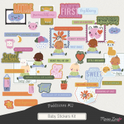 Fieldnotes #11 Baby Stickers Kit