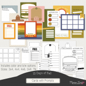 12 Days of Fall Cards Kit