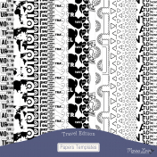 Travel Edition: Everywhere Paper Templates Kit