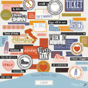 Travel Edition: Italy Labels Kit
