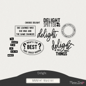 Delight Word Art Kit
