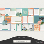 Shabby Chic #7 Quick Pages Kit
