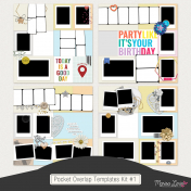 Pocket Overlap Layout Templates #1 Kit