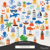 Fieldnotes #18 Illustrations Kit