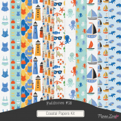 Fieldnotes #18 Coastal Patterned Papers Kit