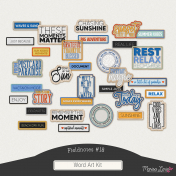 Fieldnotes #18 Word Art Kit
