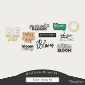 MMM#4 Bloom Word Art Kit