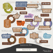 Fieldnotes #19 Word Art Kit