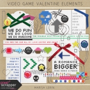 Video Game Valentine Elements Kit