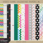 Video Game Valentine Papers Kit #2